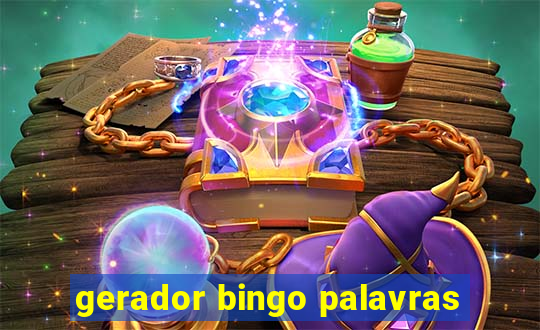 gerador bingo palavras